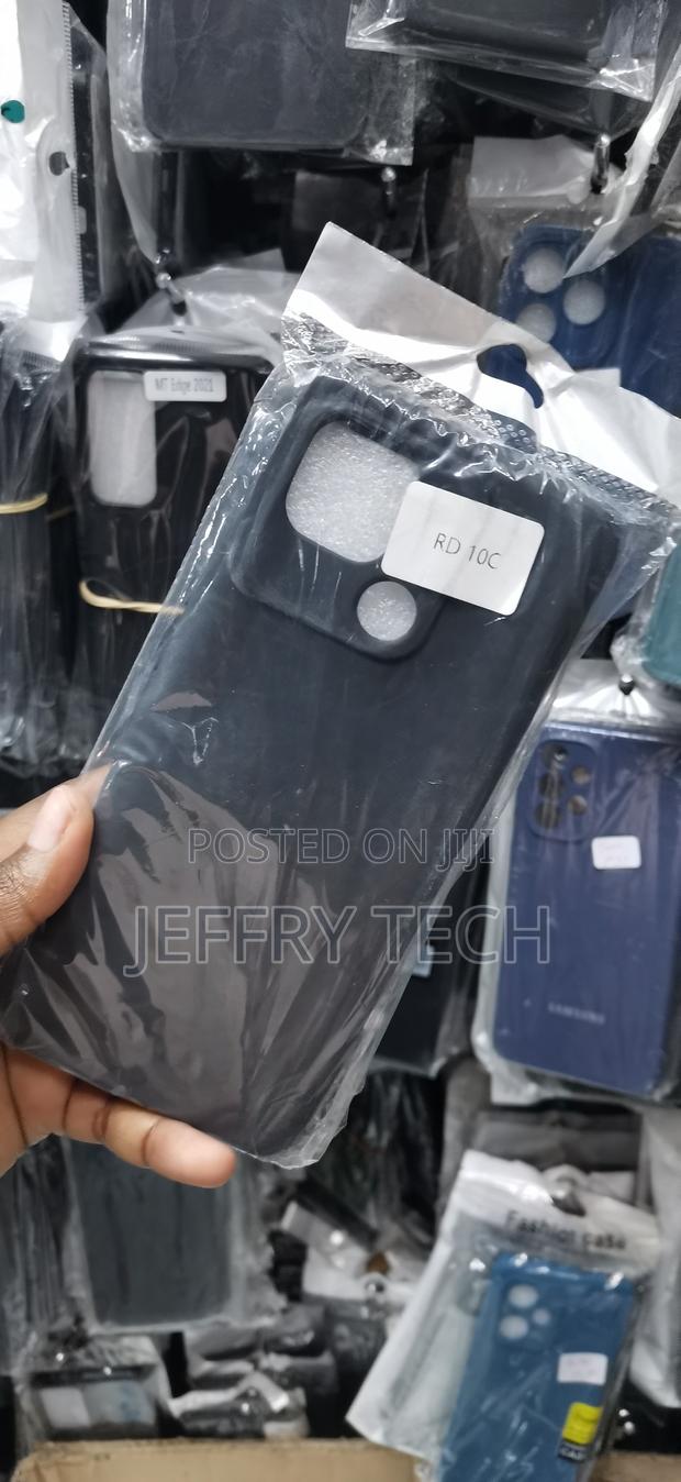 Redmi 10C Silicone Case, Which Features a Matte Black Finish - thumbnail 2