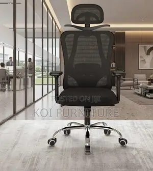 Office Chairs; Ergonomic High Backrest Office Mesh Chairs