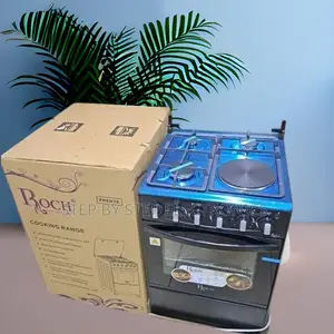 Premium 4 Gas 3 Gas Burners +1 Electric Free Standing Cooker