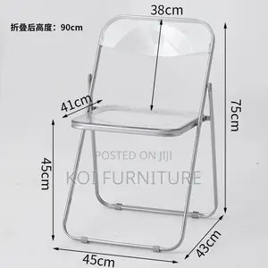 Home Chairs; Clear Home Events Foldable Chair