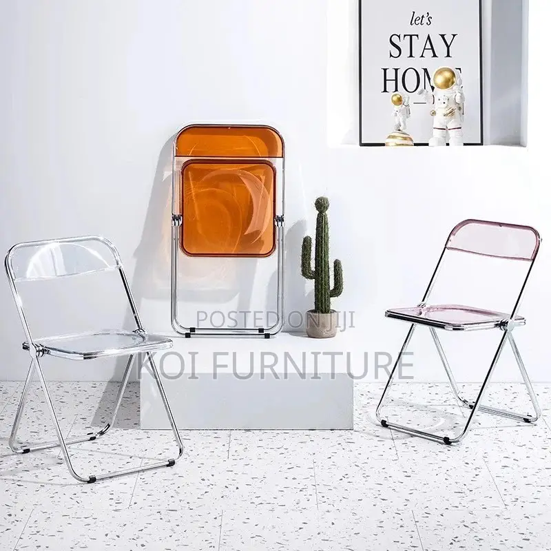 Home Chairs; Clear Home Events Foldable Chair