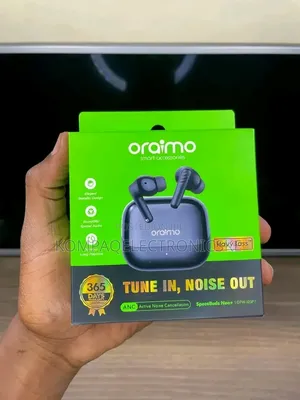 Oraimo Rechargeable Earbuds With Noise Cancellation