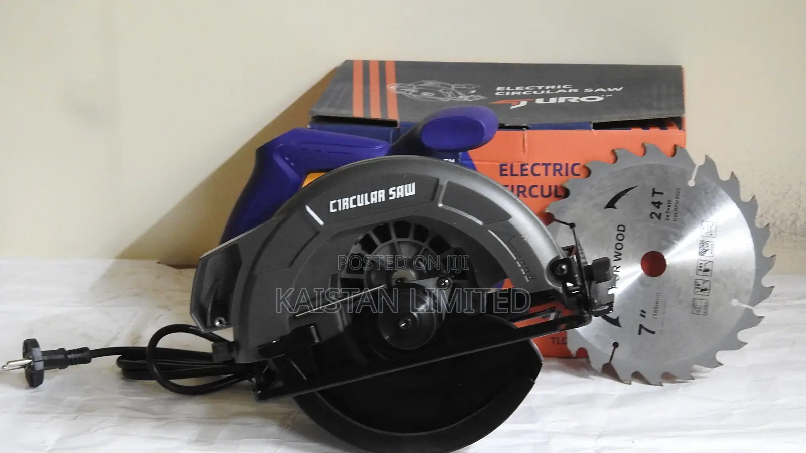 TURO 1000W Electric Circular Saw 185mm Wood Cutter