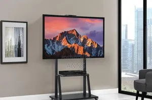 Mobile TV Stand With Trolley
