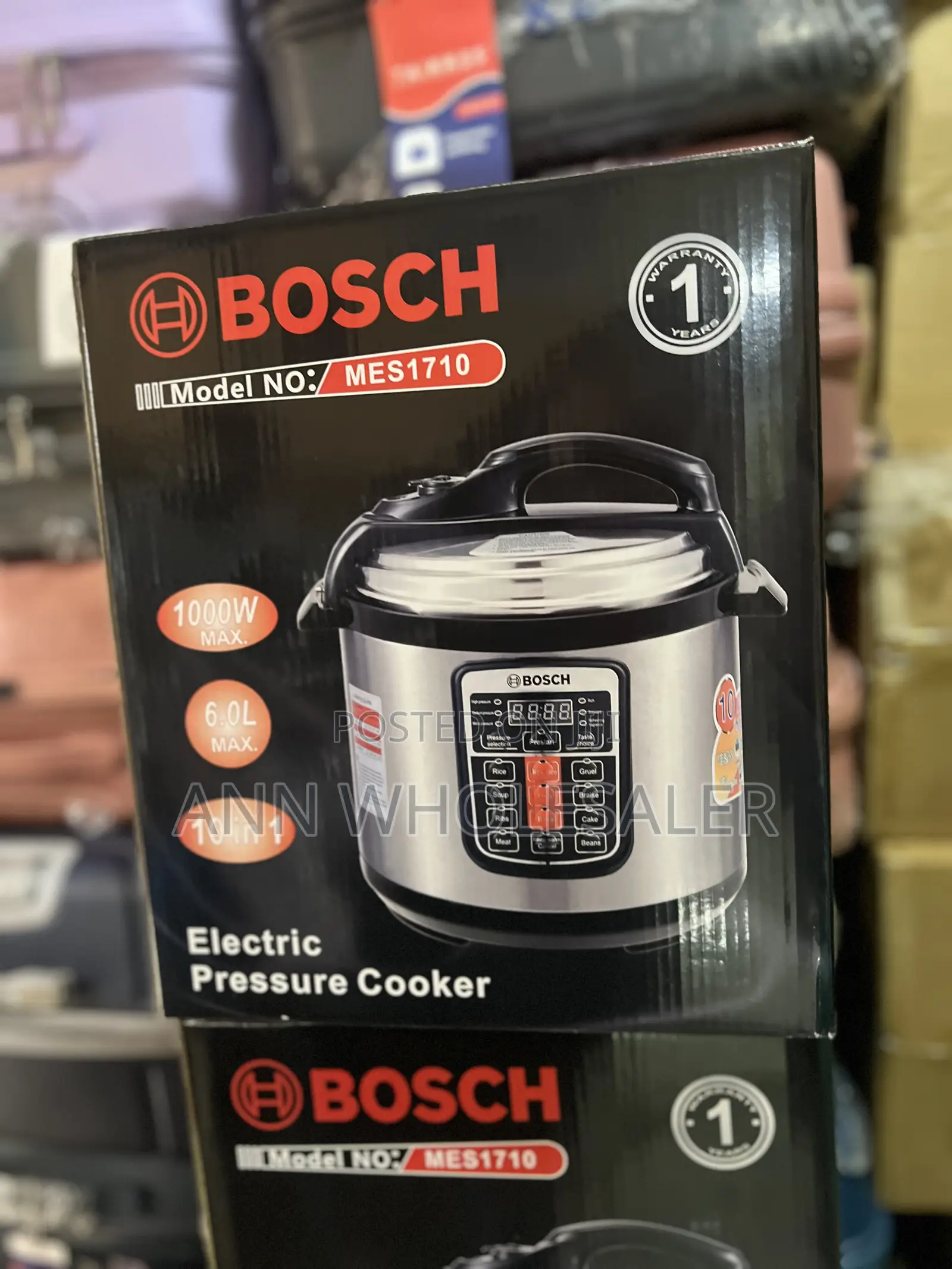 1000W Electric Pressure Cooker