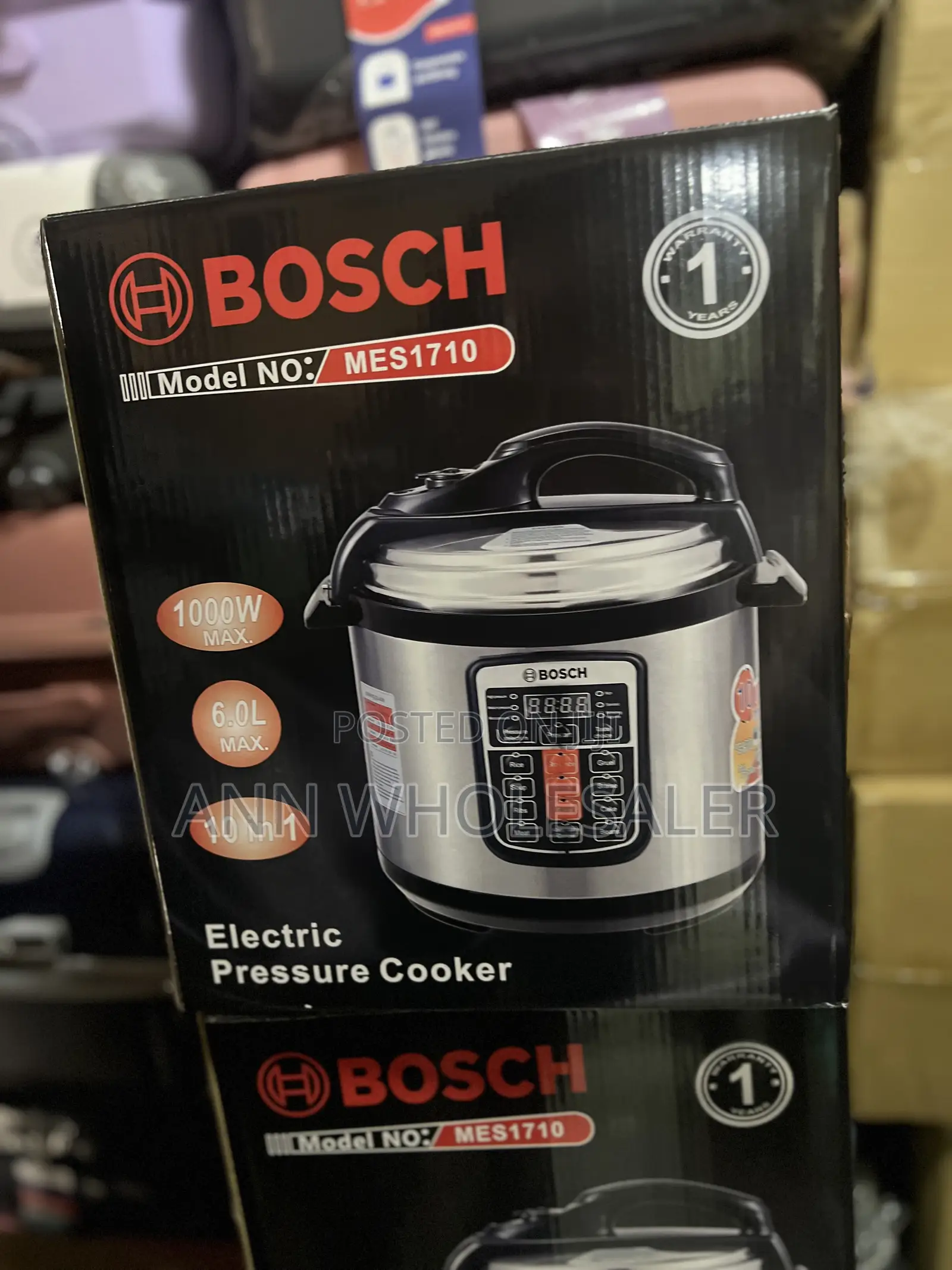 1000W Electric Pressure Cooker