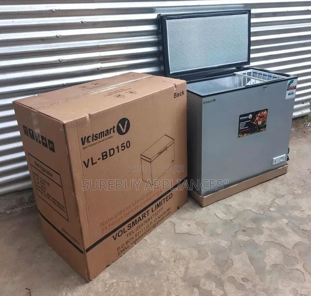 Volsmart 150l Deep Freezer – Spacious Fast Freezing Chest Freezer