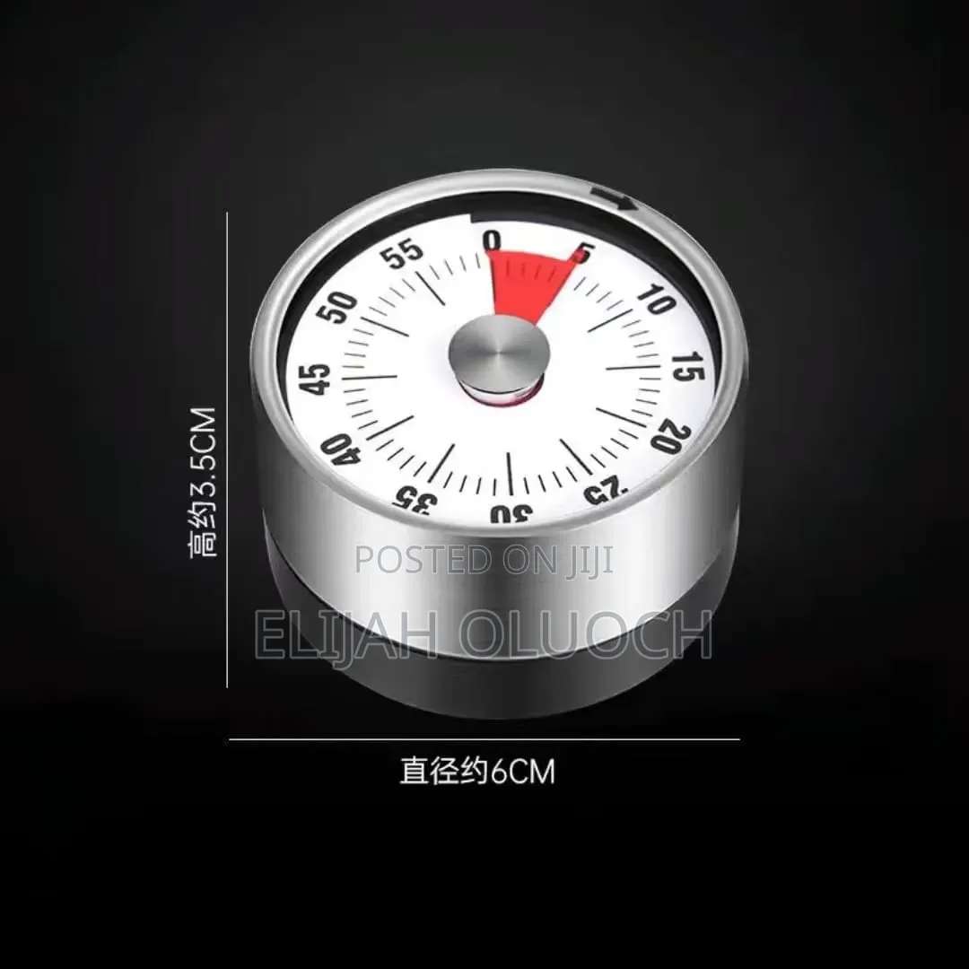 Kitchen Timer With a Magnetic Back