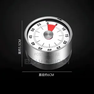 Kitchen Timer With a Magnetic Back