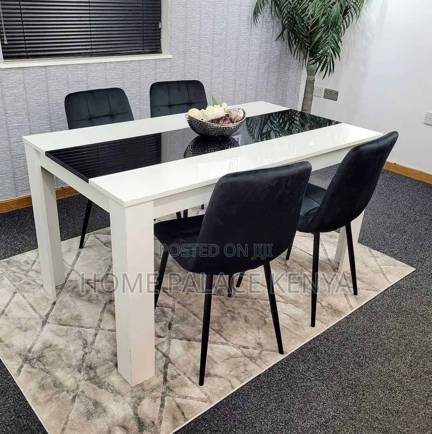 Dining Chair: Chicago Black Velvet Dining Chair