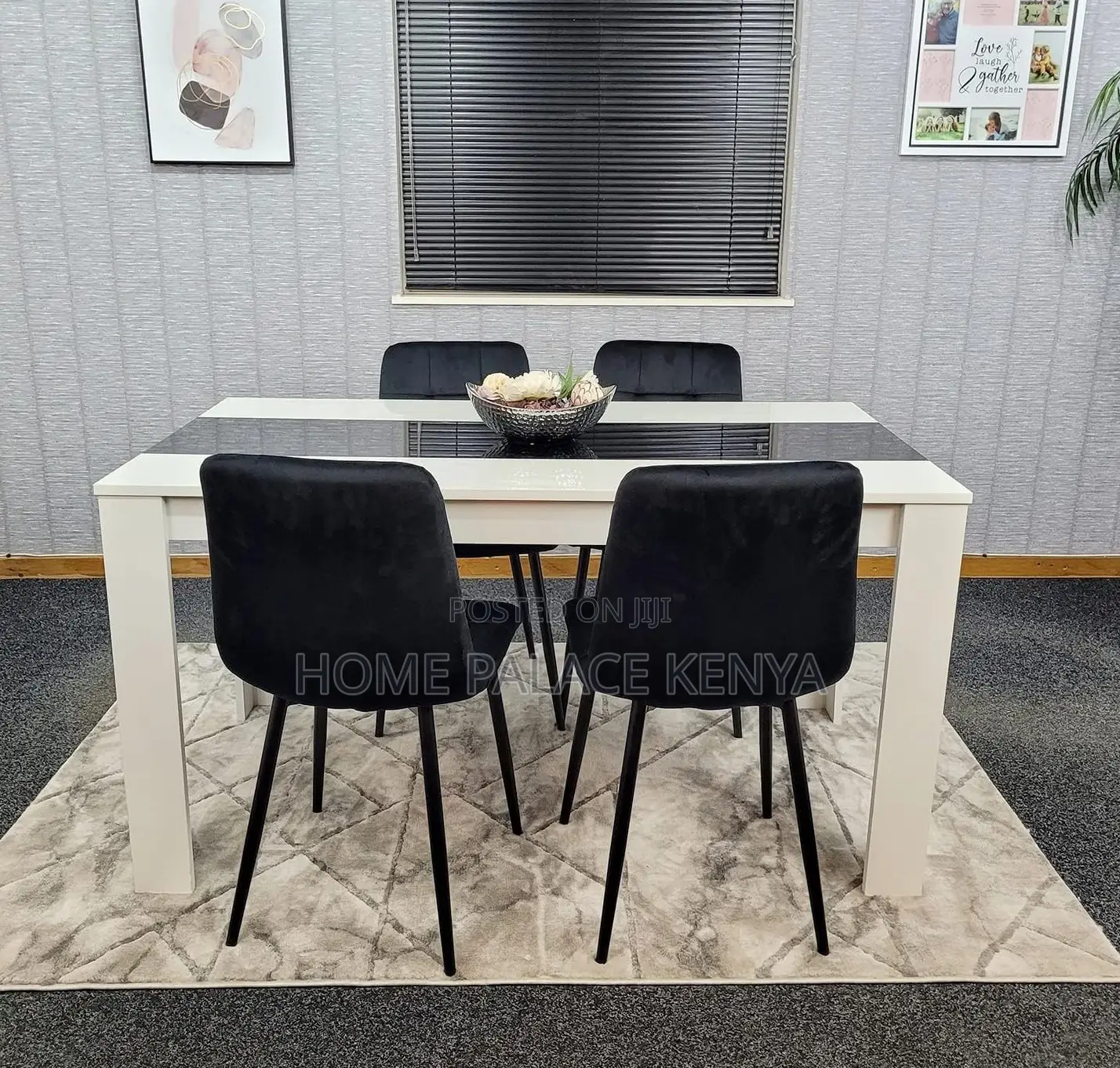 Dining Chair: Chicago Black Velvet Dining Chair