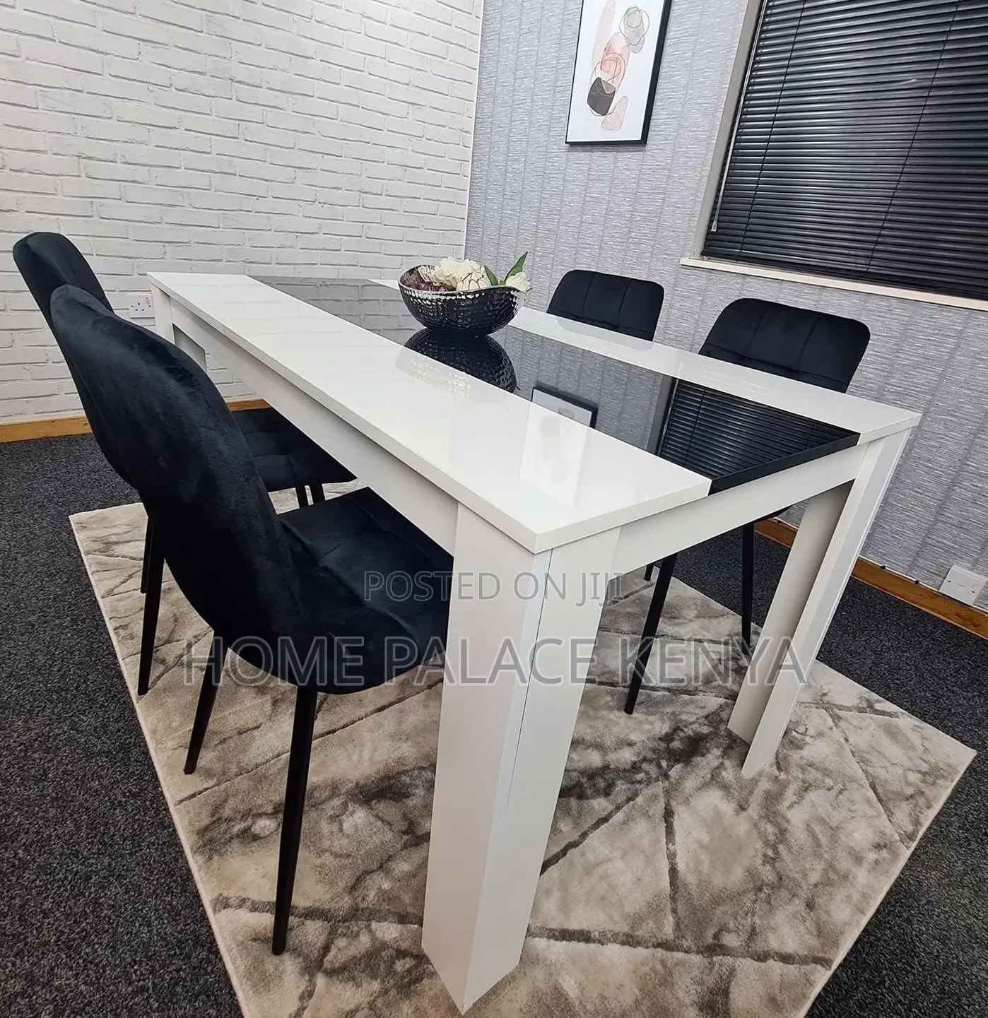 Dining Chair: Chicago Black Velvet Dining Chair