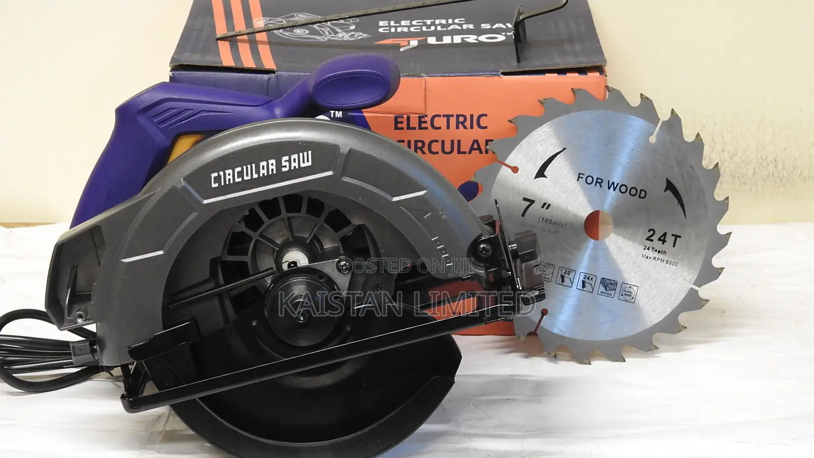 7 Inch Electric Circular Saw for Wood Cutting.Turo 7 Inch Circular Saw