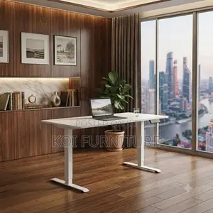 Office Desk; 1.2 Meters Electric Adjustable Professional Workflows