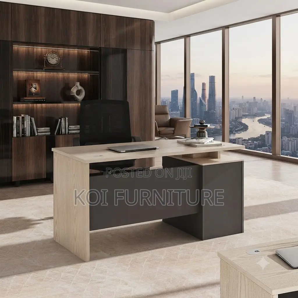 Office Desk; 1.2 Meter Executive Home Office Premium Visual Flow Desk