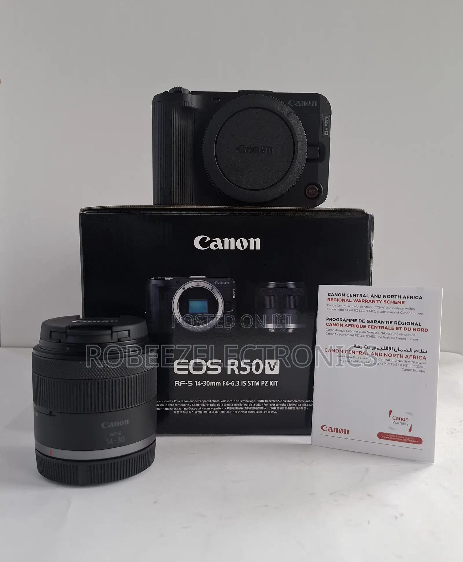 Canon EOS R50V Mirrorless Camera With 14-30mm F/4-6.3 Lens
