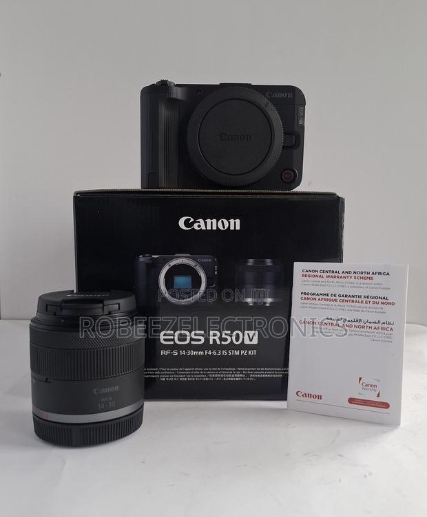 Canon EOS R50V Mirrorless Camera With 14-30mm F/4-6.3 Lens