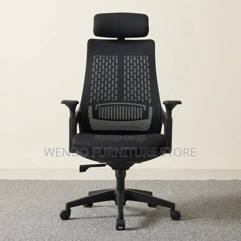 Office Chair : Black Ergonomic Office Chair