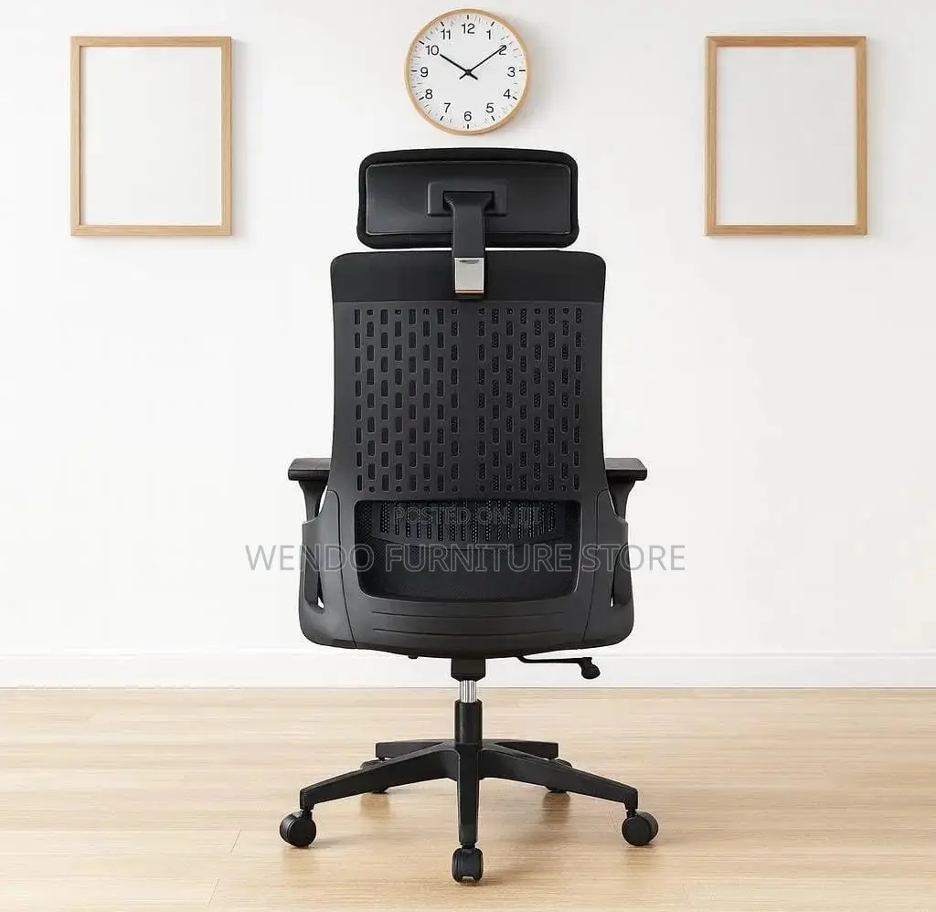 Office Chair : Black Ergonomic Office Chair