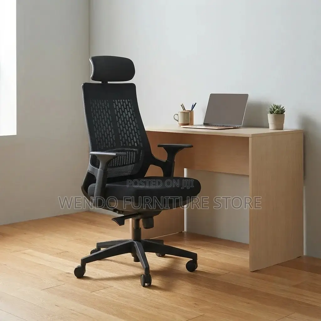 Office Chair : Black Ergonomic Office Chair
