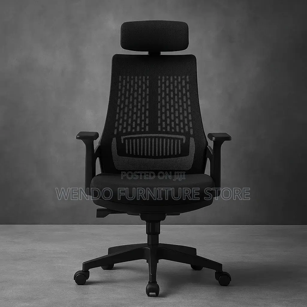 Office Chair : Black Ergonomic Office Chair