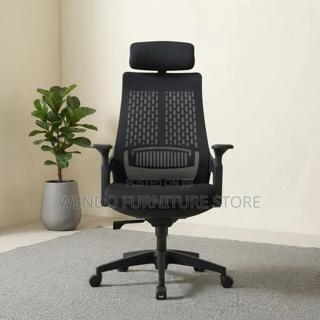 Office Chair : Black Ergonomic Office Chair