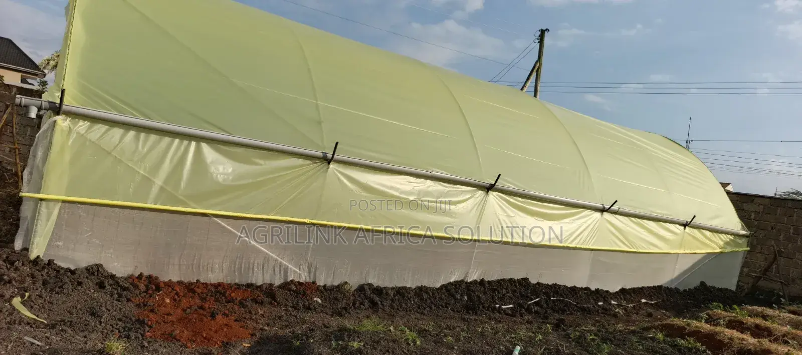 Galvanized Greenhouse 8m by 15m