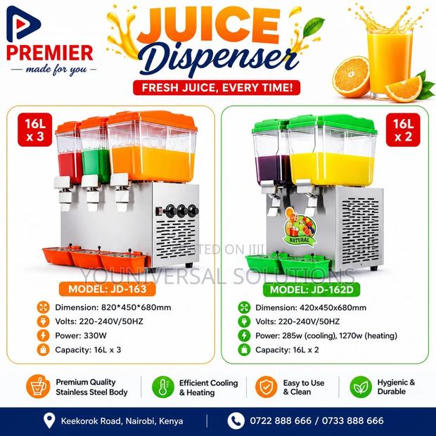 Premier Juice Dispenser
●double