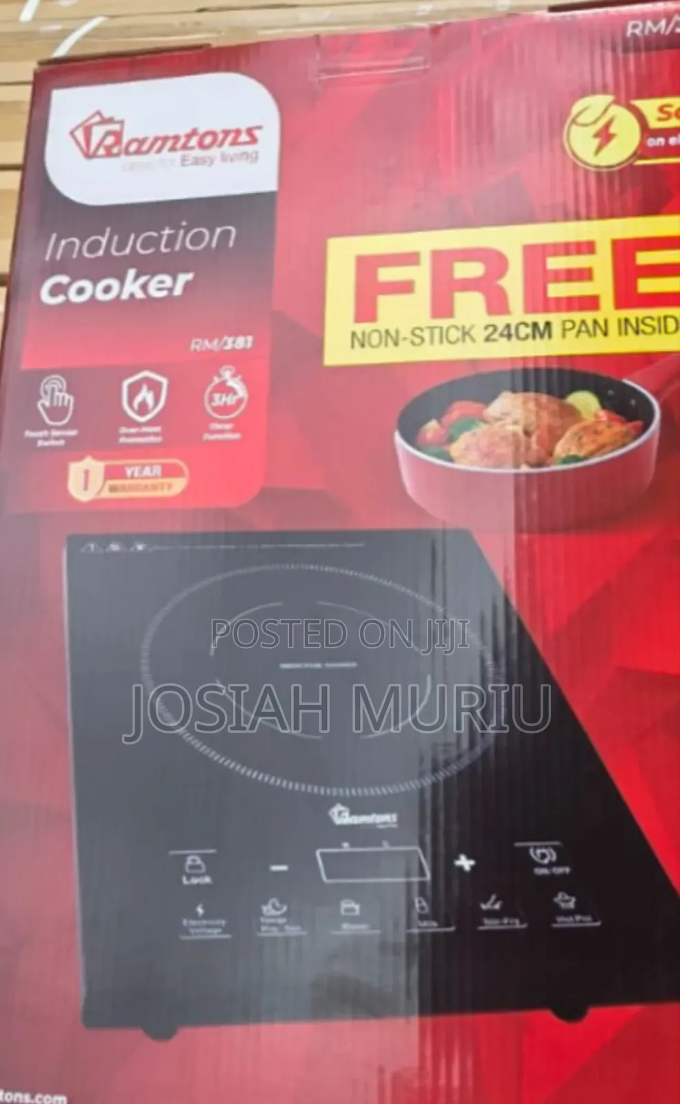 Ramtons Single Induction Cooker