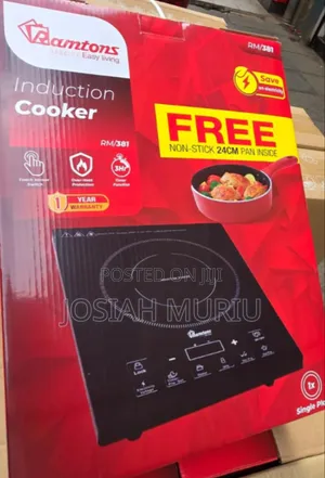 Ramtons Electric Induction Cooker With Free Non Stick Pan