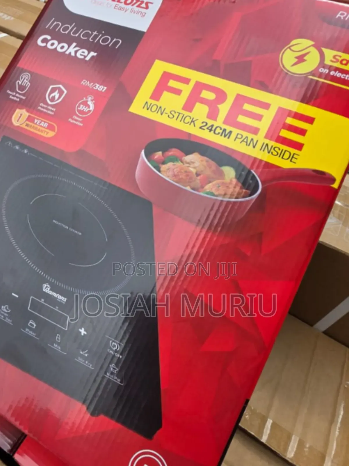 Ramtons Digital Induction Cooker
