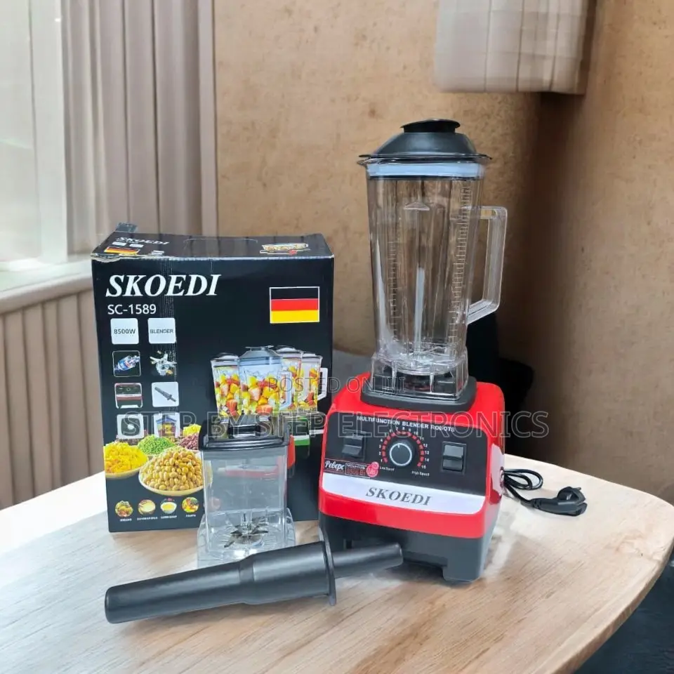 Powerful Silver Crest 2-in-1 Double Cup Blender and Grinder
