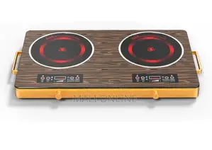 Double Infrared Cooker 3500W 2 Burner Radiant Electric Cooktop