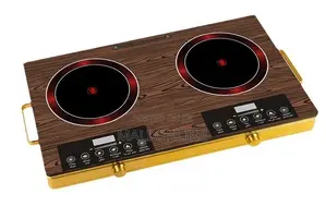 Double Infrared Cooker 3500W 2 Burner Radiant Electric Cooktop