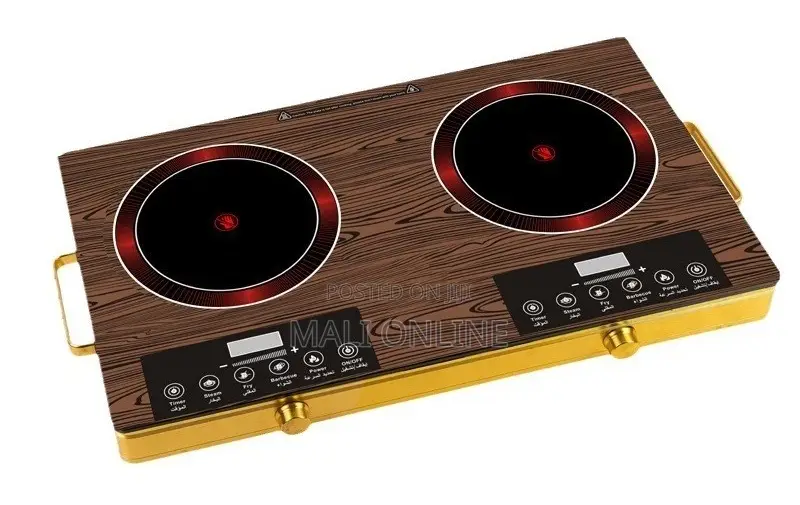 Double Infrared Cooker 3500W 2 Burner Radiant Electric Cooktop