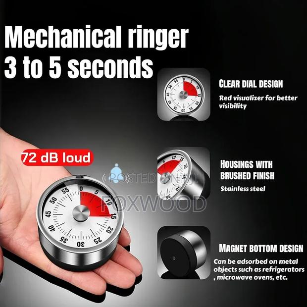 Kitchen Timer With a Magnetic Back - thumbnail 4