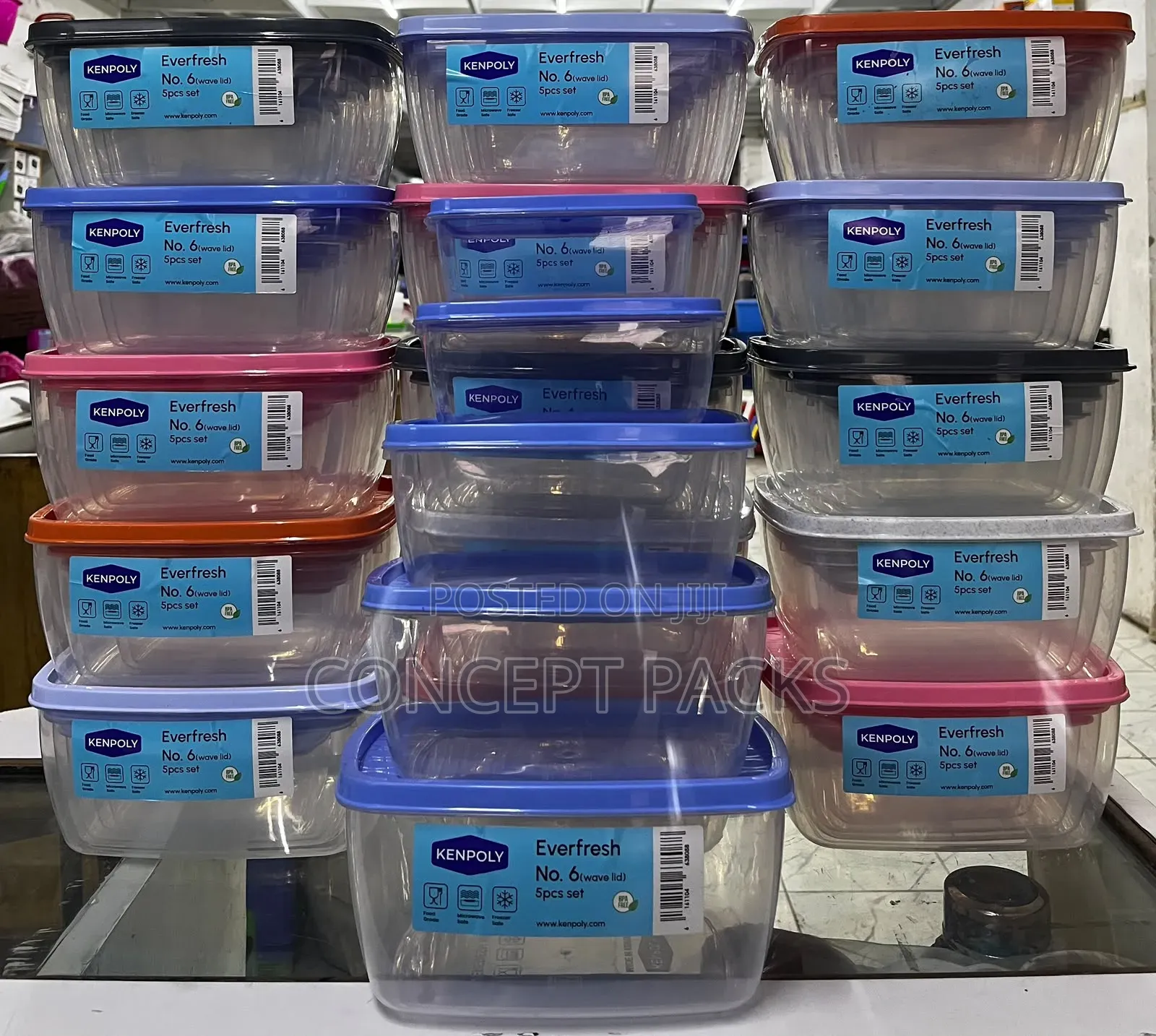 Set of 5pc KENPOLY EVERFRESH NO.6