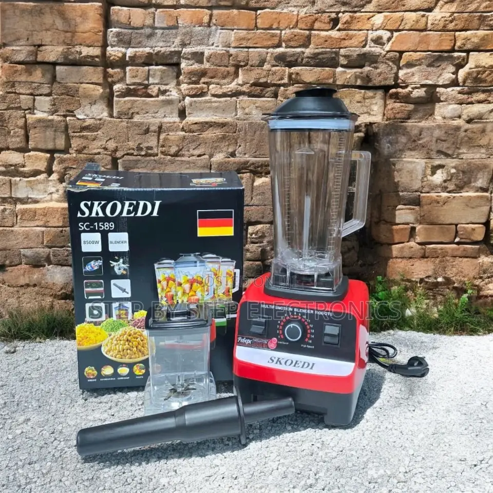 High Power Silver Crest 2-in-1 Double Cup Blender Grinder