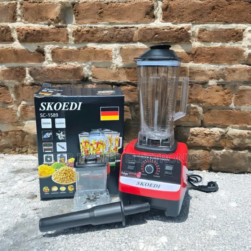 German Technology 2-in-1 Double Cup Blender Grinder