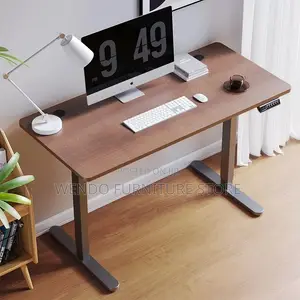 Office Desk : 1.4M Electric Height-Adjustable Desk
