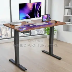 Office Desk : 1.4M Electric Height-Adjustable Desk