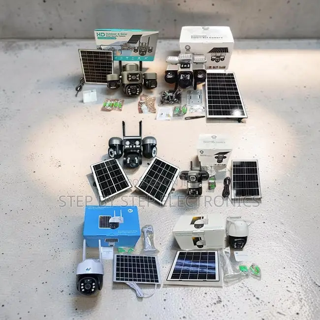 Outdoor Security 4G PTZ Dual Triple Four Lens Solar Cameras Wholesale
