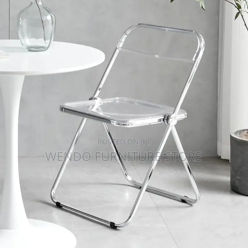 Dining Chair : Transparent Acrylic Folding Chair