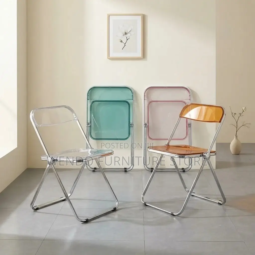 Dining Chair : Transparent Acrylic Folding Chair