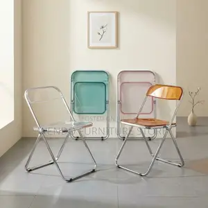 Dining Chair : Transparent Acrylic Folding Chair