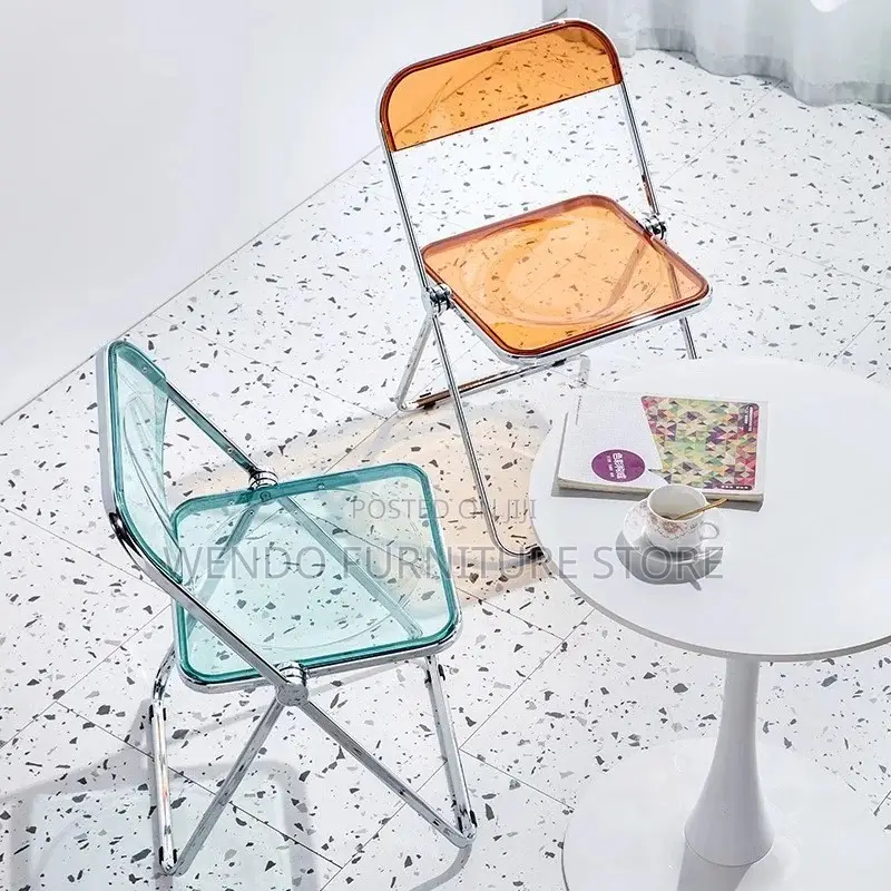 Dining Chair : Transparent Acrylic Folding Chair