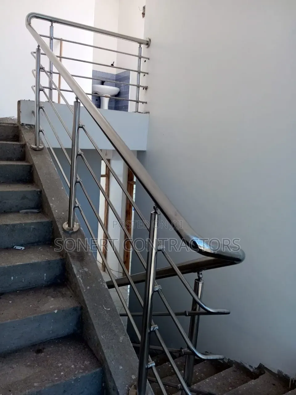 Stainless Steel Pipe Stairs Rails