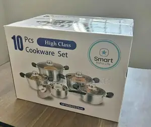 Smart Raha 10 PCS Stainless Steel Cockware Set