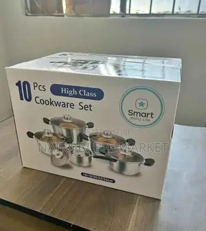 Smart Raha 10 PCS Stainless Steel Cockware Set