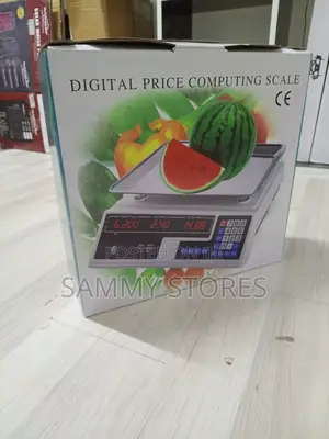 Digital Price Weighing Scale 40kg Stainless Steel Platform With Memory